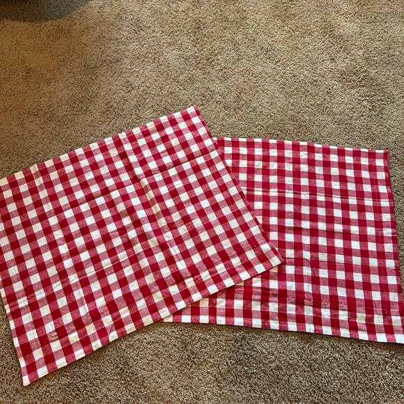 NWT 2 Draper James lands end flannel 100% cotton standard pillow shams - Picture 2 of 4